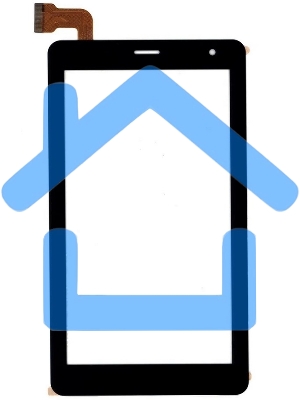 Сенсорное стекло (тачскрин) Prestigio Seed A7 PMT4337. черное