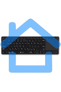 Клавиатура беспроводная Oklick K614W черный USB slim Multimedia Touch (1979327)