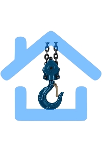 Таль цепная Stels 51946 2 т, h подъема 2,5 м, расстояние между крюками 400 мм