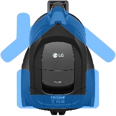 Пылесос LG VC5316NNTS серебристый/черный, 330/1600 Вт, уборка сухая, пылесборник контейнер 1.3 л