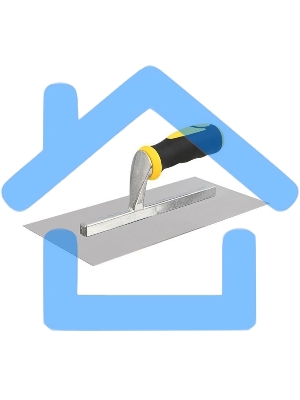 Кельма штукатурная прямоугольная Deli DL509320 280х130мм, нержавеющая сталь