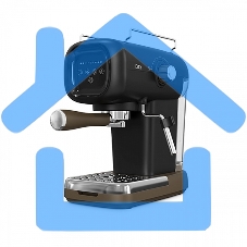 Кофеварка эспрессо BQ CM2005 черный, исп. кофе - молотый, 0.6 л, 1100 Вт, 20 Бар.