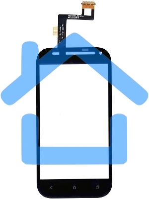 Сенсорное стекло (тачскрин) для HTC One SV LTE T528T, черное