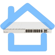 Коммутатор MikroTik CRS320-8P-8B-4S+RM Cloud Router Switch with dual-core 800 MHz CPU, 256 MB RAM, 98DX226S switch chip, 17 x Gigabit Eth ports (8 x 802.3af/at, 8 x 802.3bt PoE-out), 4 x 10G SFP+ ports, RouterOS L5, 1U rackmount enclosure, 600W PSU