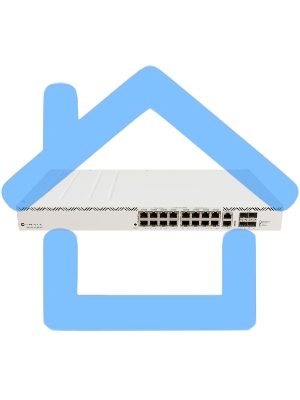 Коммутатор MikroTik CRS320-8P-8B-4S+RM Cloud Router Switch with dual-core 800 MHz CPU, 256 MB RAM, 98DX226S switch chip, 17 x Gigabit Eth ports (8 x 802.3af/at, 8 x 802.3bt PoE-out), 4 x 10G SFP+ ports, RouterOS L5, 1U rackmount enclosure, 600W PSU