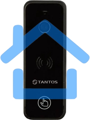 Видеопанель Tantos iPanel 2+, цветная, накладная, черный