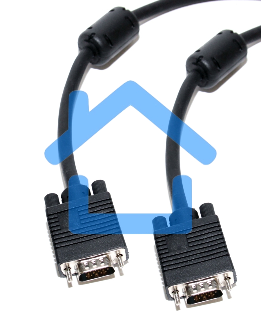 Кабель VGA сигнальный 15M / 15M, ферр.кольца, 5м. 5bites APC-133-050
