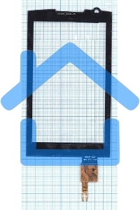 Сенсорное стекло (тачскрин) для Samsung M1 GT-I6410, черное