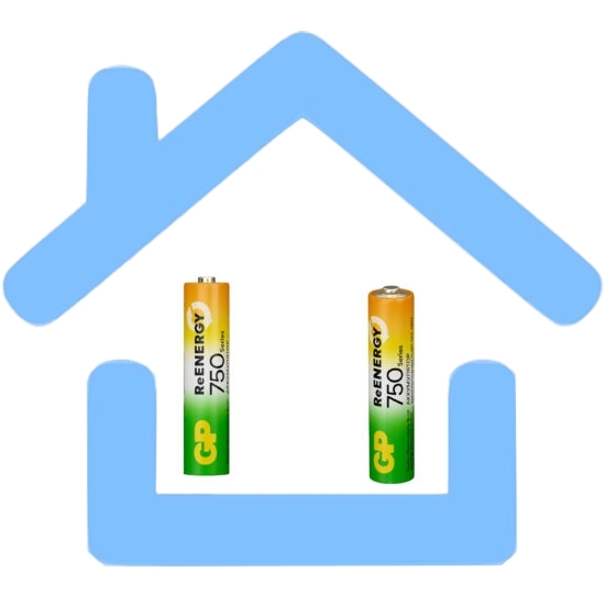 Аккумулятор GP 210AAHC АА+75AAAHC AAA NiMH 2000mAh (4шт)