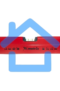 Уровень Matrix алюминиевый магнитный, 1500 мм, фрезерованный, 3 глазка, усиленный