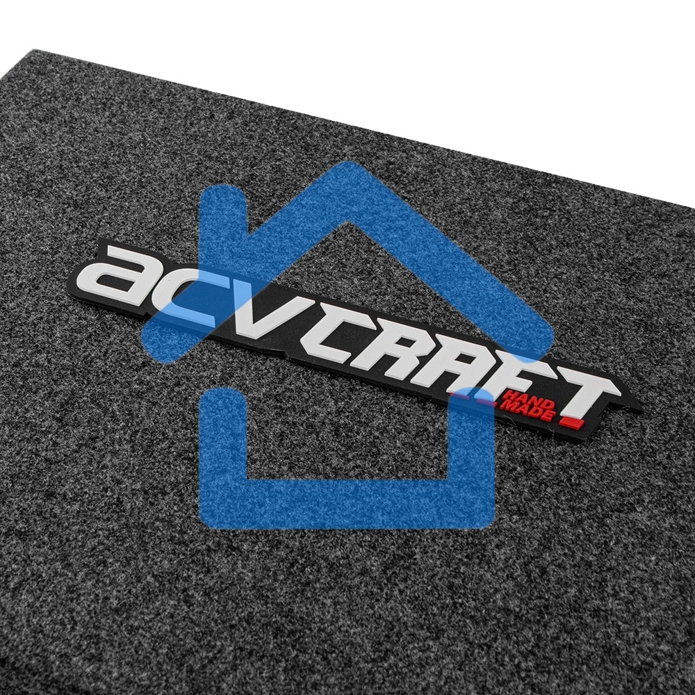 Сабвуфер автомобильный ACV CRAFT FS12A активный/корпусной плоский/2000Вт/30см/SPL-109дБ/темно-серый