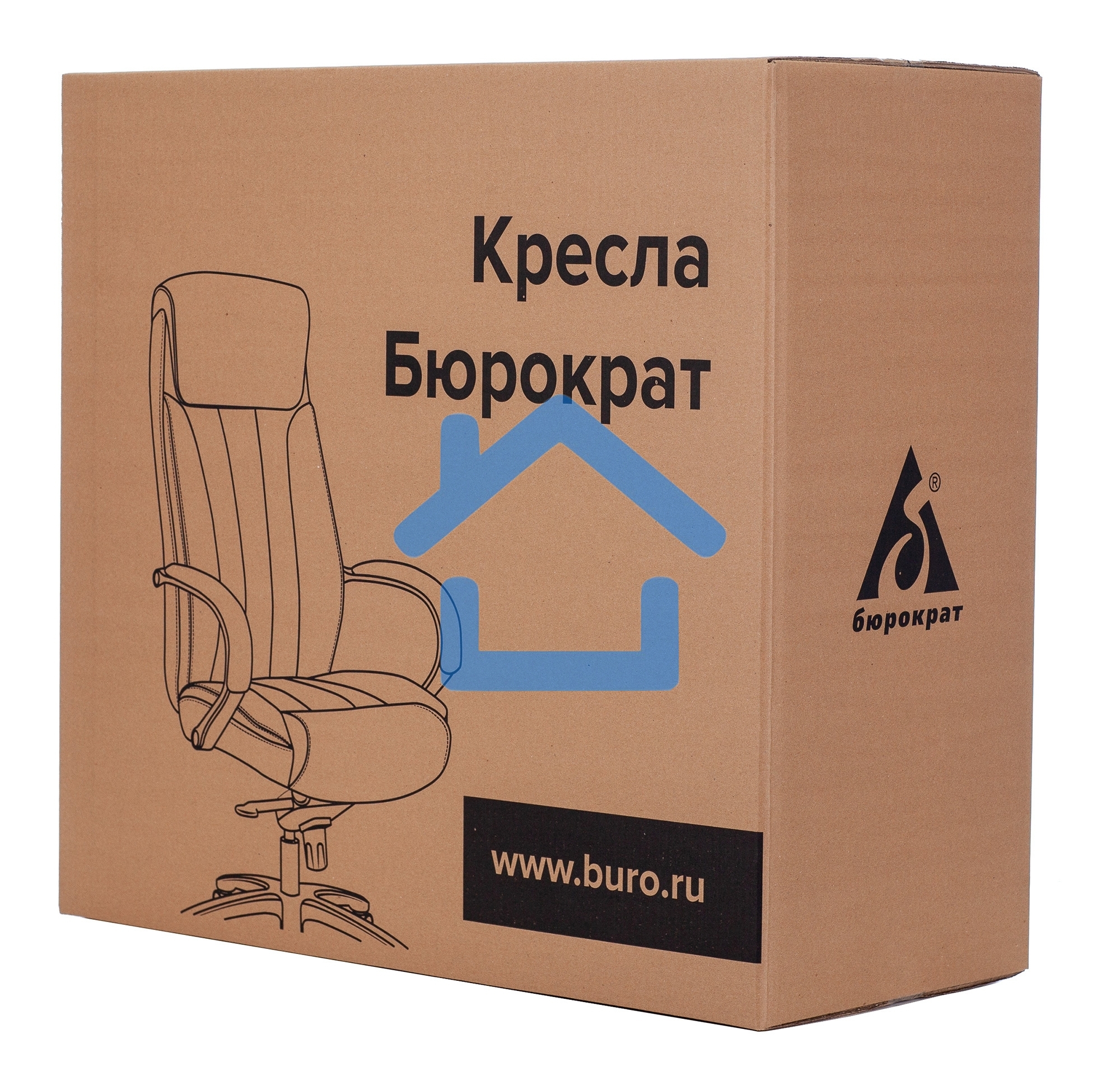 Кресло руководителя Бюрократ T-9922WALNUT/BLACK черный, кожа, крестовина дерево