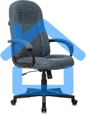 Кресло руководителя Бюрократ T-898AXSN темно-синий 38-416, крестовина пластик