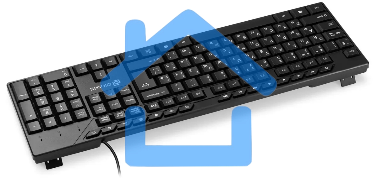 Клавиатура Oklick 125M проводная, USB, черный