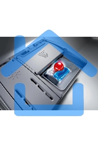 Встраиваемая посудомоечная машина Bosch SPV6ZMX17E, серебристый, 44.8 см, 10 компл., 43 дБ, класс A+++