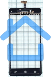 Сенсорное стекло (тачскрин) для OPPO R1, белое