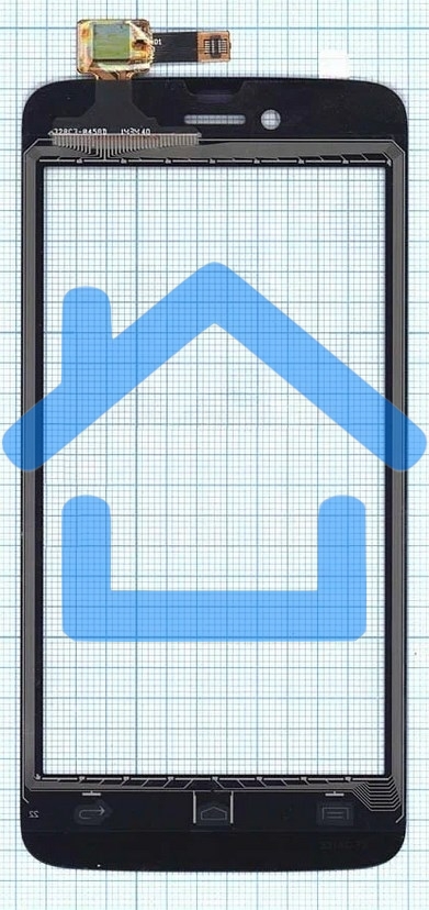 Сенсорное стекло (тачскрин) для Explay Air, черное