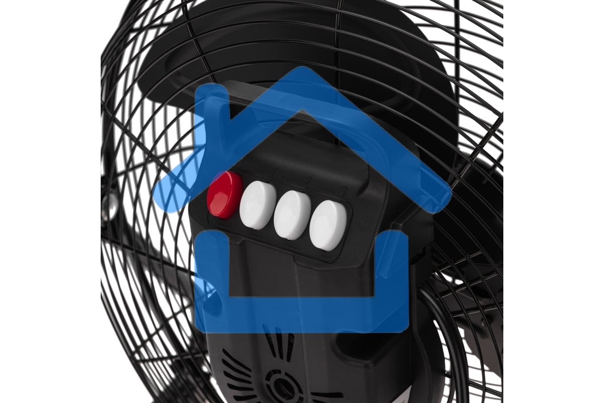 Вентилятор напольный DUX DX-400, 50Вт, 14дюйм, металл 60-0240