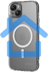 Чехол (клип-кейс) uBear для Apple iPhone 15 Plus Real Mag Case with MagSafe прозрачный (CS254TT67RL-I23M)