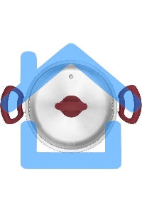 Кастрюля Rondell RDS-1112 с/кр 18 см (2,0 л)