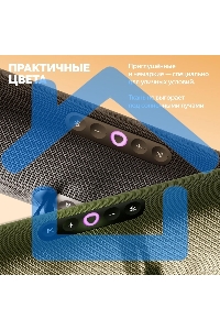 Умная колонка Yandex Стрит Алиса зеленый 30W 2.0 BT/Wi-Fi 10м 3300mAh (YNDX-00030GRN)