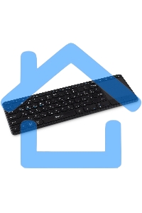 Клавиатура беспроводная Oklick K614W черный USB slim Multimedia Touch (1979327)