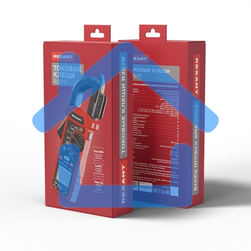 Токовые клещи Rexant R207B 13-3213