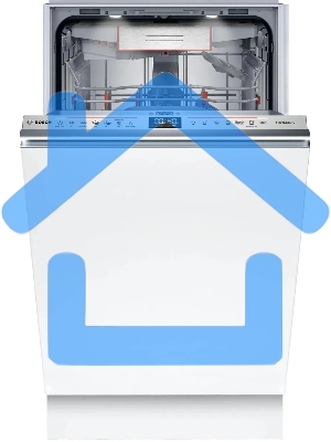 Встраиваемая посудомоечная машина Bosch SPV6ZMX17E, серебристый, 44.8 см, 10 компл., 43 дБ, класс A+++