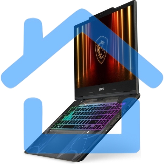 Ноутбук MSI Cyborg 15 B2RWFKG-025XRU черный Intel Core 5 210H/16Gb/SSD1Tb/RTX 5060 8Gb/15.6