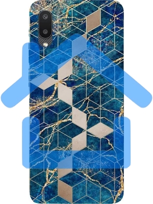 Чехол (клип-кейс) Gresso Meridian, для Samsung Galaxy A02, синий gr17aaae8917