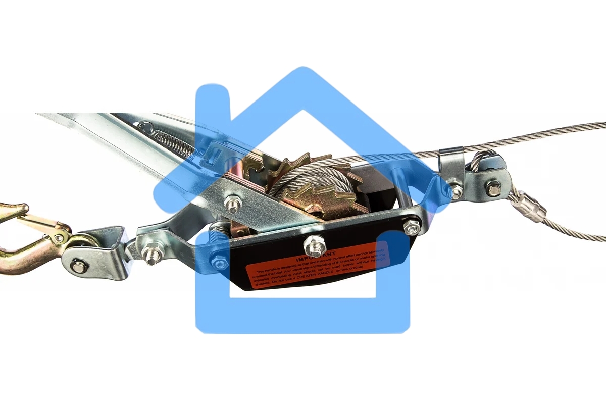 Лебедка ручная усиленная Fit 64646 2000 кг, 2.5 м