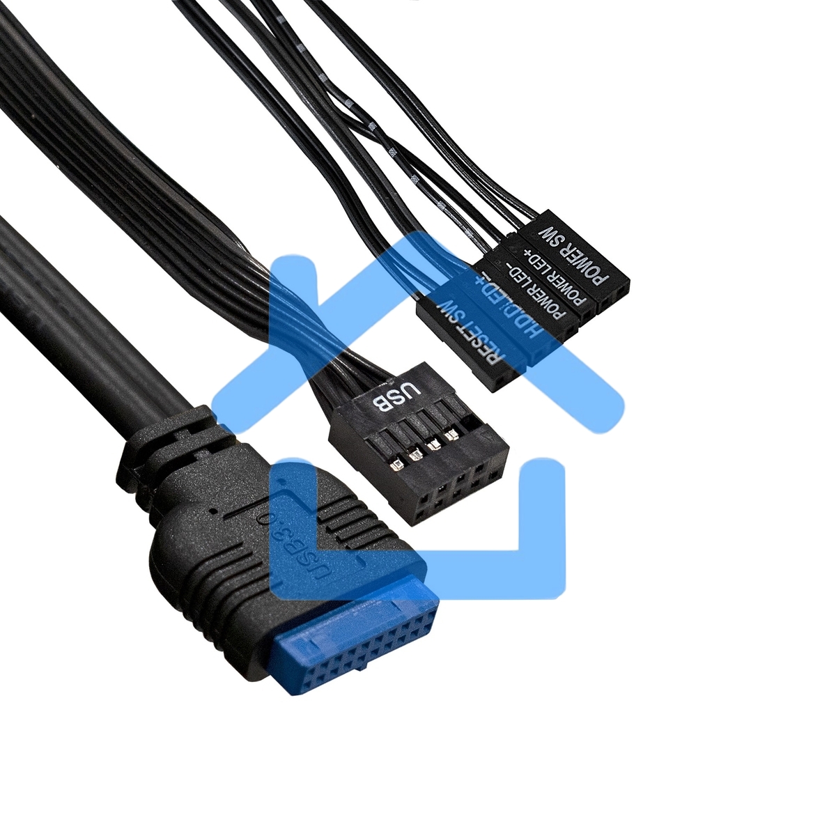 Компьютерный корпус Minitower ExeGate BAA-114U2-AA500 (mATX, БП AA500 с вент. 8см, 1*USB+2*USB 3.0, аудио, черный)