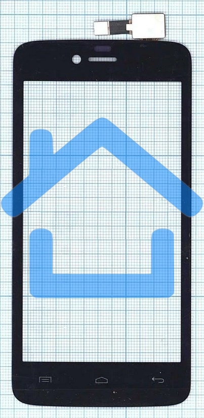 Сенсорное стекло (тачскрин) для Explay Air, черное