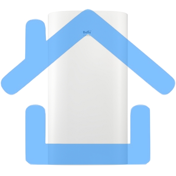 Водонагреватель Ballu BWH/S 100 Level PRO белый (2 кВт, 100 л электрический настенный) (НС-1340305)