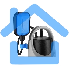 Насос садовый дренажный Deko DWP-900P 900Вт 14000л/час (076-0516)