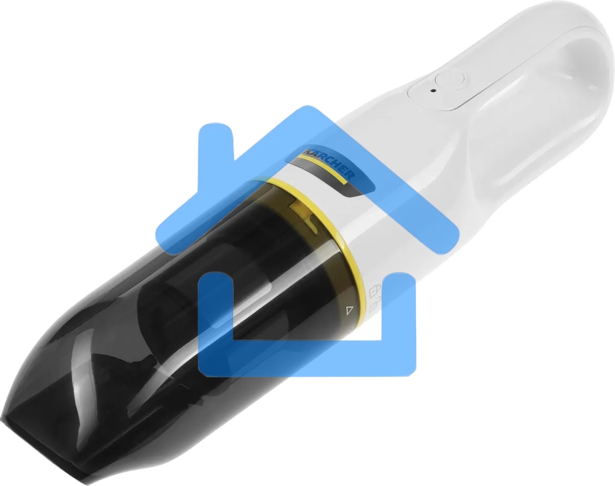 Пылесос ручной Karcher CVH 2 белый/черный, питание от аккумулятора, 70 Вт, уборка сухая, пылесборник 0.15 л, работа от АКБ max 10 мин.