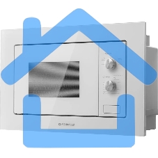 Микроволновая печь встраиваемая Maunfeld MBMO.20.1PGW белый, 20 л, 800 Вт, переключатели - поворотный механизм