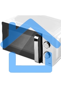 Микроволновая печь Centek CT-1575 белый, 20 л, 700 Вт, поворотный механизм