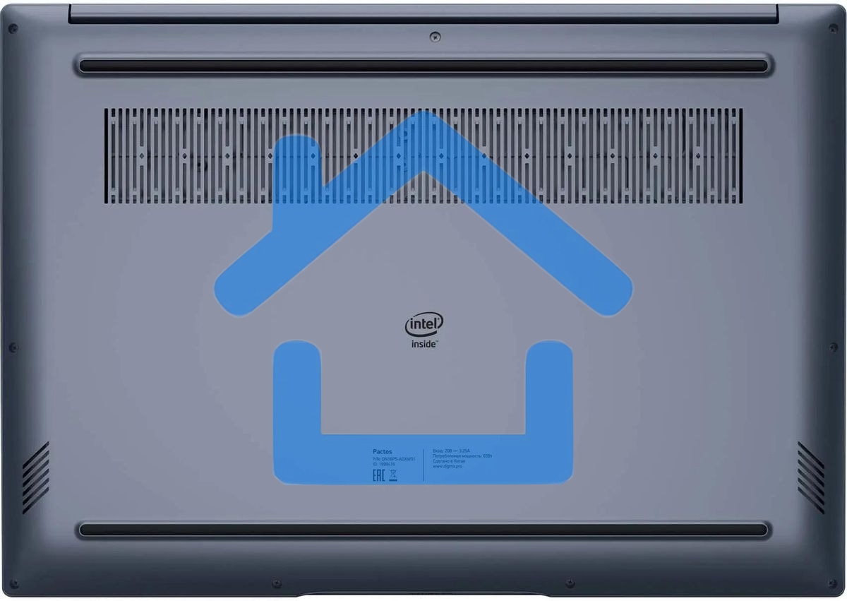 Ноутбук Digma Pro Pactos 16 темно-серый DN16P5-ADXW01 Core i5 1235U 16Gb SSD 512Gb Intel Iris Xe graphics 16