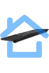 Клавиатура беспроводная Oklick K614W черный USB slim Multimedia Touch (1979327)