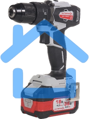 Дрель-шуруповерт аккумуляторная INTERSKOL DAU-13/36V 50