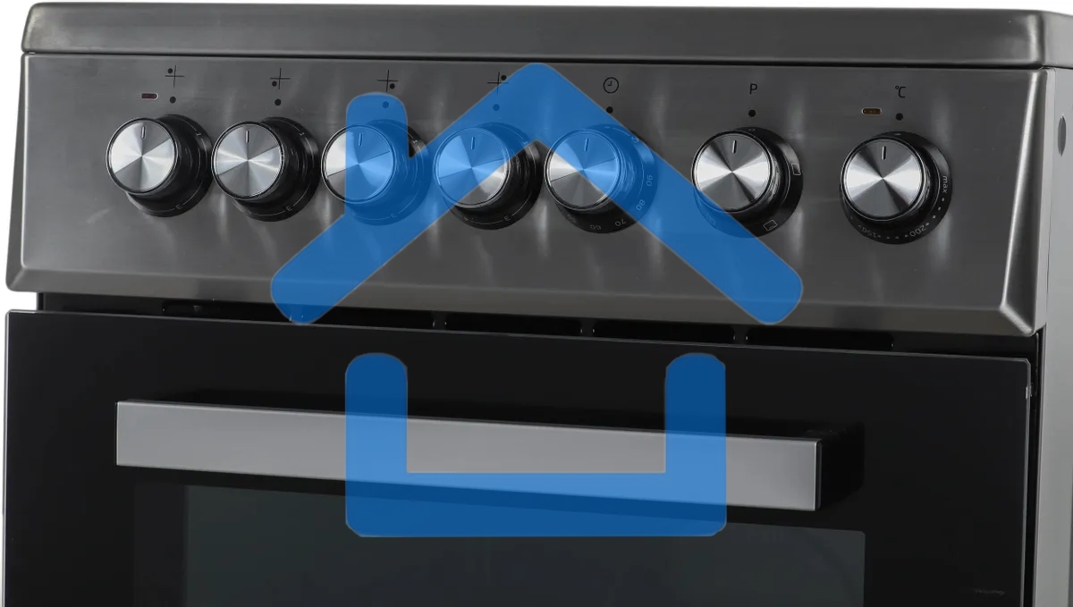 Плита электрическая Beko FSS57100GX серебристый, конфорок 4 шт, духовка 60 л, 50 см x 85 см x 60 см