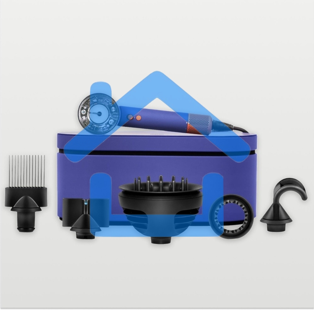 Фен Dyson Supersonic HD16 Vinca Blue/Topaz