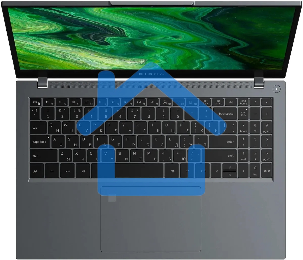 Ноутбук Digma Pro Fortis M Core i3 1215U 8Gb SSD 256Gb Intel UHD Graphics 15.6