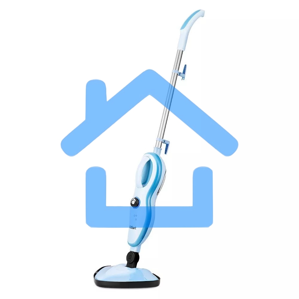 Швабра паровая Kitfort КТ-1046 1500Вт голубой