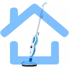 Швабра паровая Kitfort КТ-1046 1500Вт голубой