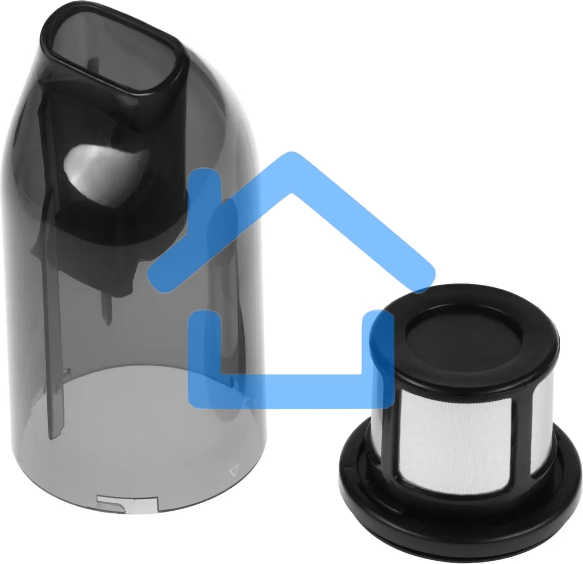 Пылесос ручной Karcher CVH 2 белый/черный, питание от аккумулятора, 70 Вт, уборка сухая, пылесборник 0.15 л, работа от АКБ max 10 мин.