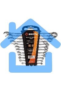 Набор комбинированных ключей ВИХРЬ 12 шт. 6-22 73/6/5/8