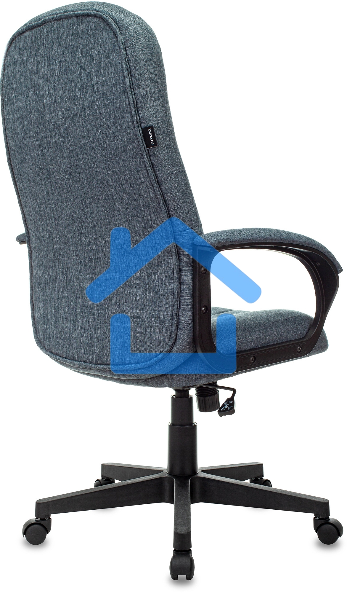 Кресло руководителя Бюрократ T-898AXSN темно-синий 38-416, крестовина пластик