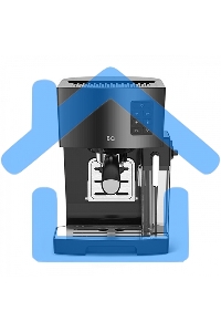 Кофеварка рожковая BQ CM9002 черный, исп. кофе - молотый, 1.4 л, 1450 Вт, 19 Бар.